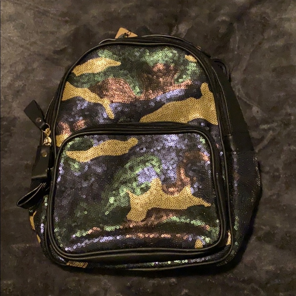 Sequin backpack